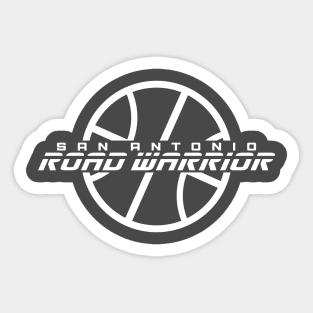 San Antonio Road Warrior (White) Sticker